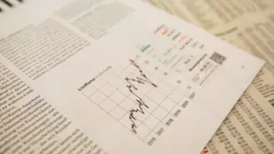 Finanzzeitung mit Aktienkursen als fundierte Basis für eine langfristige und solide Finanzplanung.