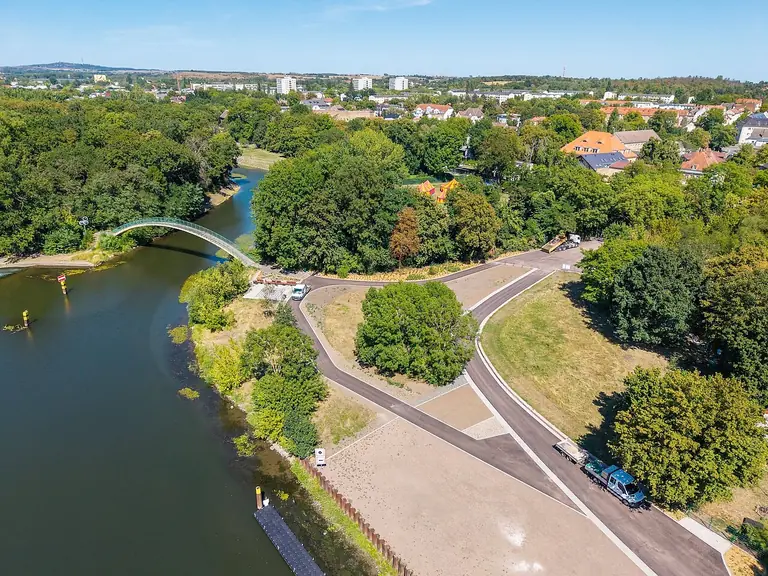 Halle: Der Weg zu den Klausbergen ist wieder frei