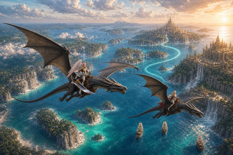 Konzeptbild 2 des Lineage2AI-KI-MMORPG